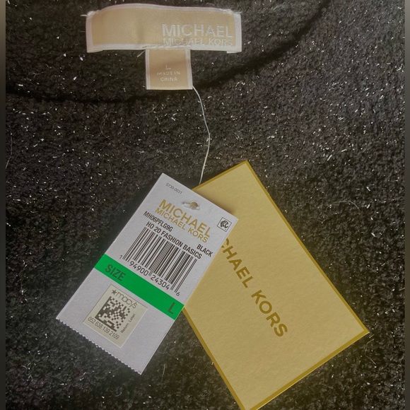 New Michael Kors Relaxed Crew Neck Long Sleeved Sweater - Picture 3 of 9